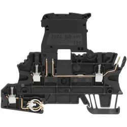 Fuse terminal block, 4 pole, 0.5-4.0 mm², 250 V, 6.3 A, 1162820000