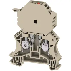Fuse terminal block, 2 pole, 0.5-10 mm², 70 V, 10 A, 1119810000