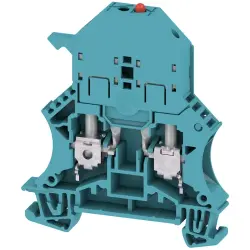 Fuse terminal block, 2 pole, 0.5-10 mm², 36 V, 6.3 A, 1884630000