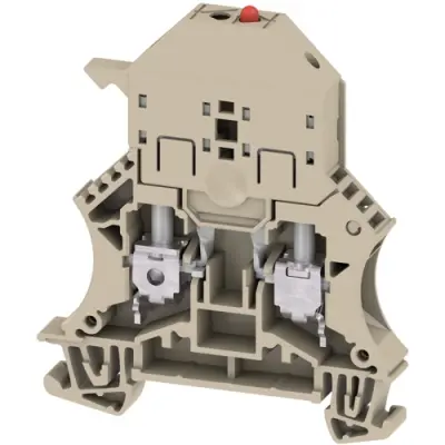 Fuse terminal block, 2 pole, 0.5-10 mm², 36 V, 6.3 A, 1119840000 - 1