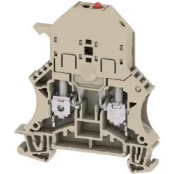 Fuse terminal block, 2 pole, 0.5-10 mm², 150 V, 6.3 A, 1012300000