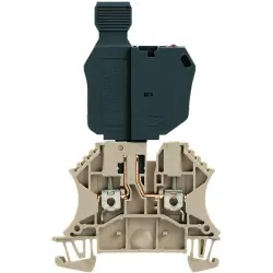 Fuse terminal block, 2 pole, 0.05-4.0 mm², 36 V, 6.3 A, 1763950000
