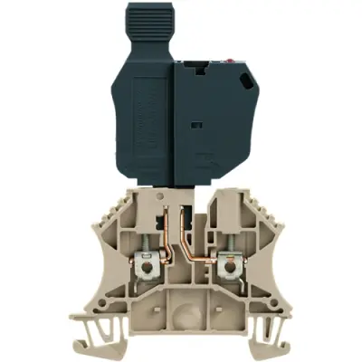 Fuse terminal block, 2 pole, 0.05-4.0 mm², 36 V, 6.3 A, 1763950000 - 1