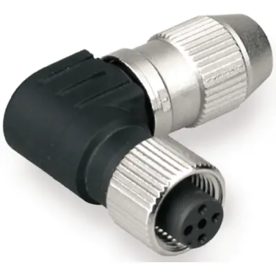 Jack, M12, 4 pole, IDC connection, angled, 1812890000 - 1