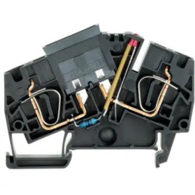 Fuse terminal block, 2 pole, 1.5-6.0 mm², 36 V, 30 A, 1814700000 - 1