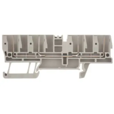Through terminal block, plug-in connection, 2.5 mm², 4 pole, 24 A, 6 kV, dark beige, 1815130000 - 1