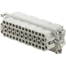 Socket contact insert, 8, 46 pole, unequipped, crimp connection, with PE contact, 1826780000