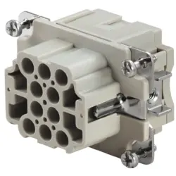 Socket contact insert, 3, 10 pole, unequipped, crimp connection, with PE contact, 1826840000