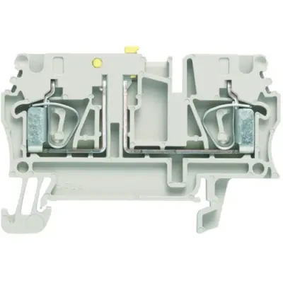 Disconnect/test-disconnect terminal block, spring balancer connection, 0.5-4.0 mm², 20 A, 6 kV, dark beige, 1831280000 - 1