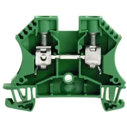 Through terminal block, screw connection, 1.5-16 mm², 2 pole, 57 A, 8 kV, green, 1833340000