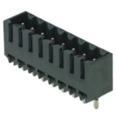 Pin header, 8 pole, pitch 3.5 mm, straight, black, 1842380000 - 1
