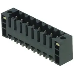 Pin header, 4 pole, pitch 3.5 mm, straight, black, 1842790000