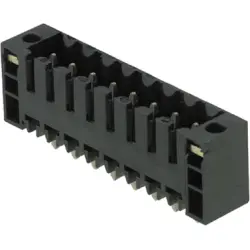 Pin header, 5 pole, pitch 3.5 mm, straight, black, 1842800000
