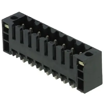 Pin header, 8 pole, pitch 3.5 mm, straight, black, 1842830000 - 1
