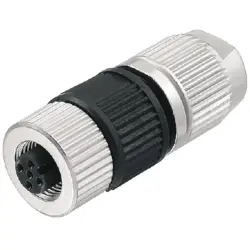 Jack, M12, 4 pole, IDC connection, straight, 1852750000