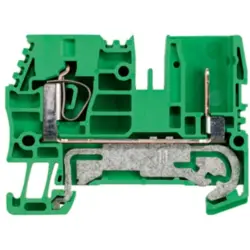 Protective conductor terminal, plug-in connection, 0.5-6.0 mm², 2 pole, 8 kV, yellow/green, 1854970000