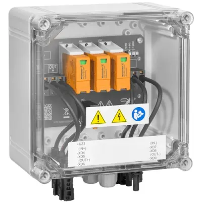 PV generator terminal box, no. of entries: 2, 4.0-6.0 mm², IP65, 2866310000 - 1