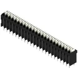 PCB terminal, 23 pole, pitch 3.5 mm, AWG 28-14, 12 A, spring-clamp connection, black, 1870620000