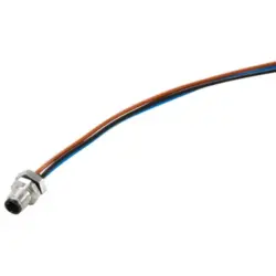 Panel plug, M5, 4 pole, strand connection, straight, 1873030000