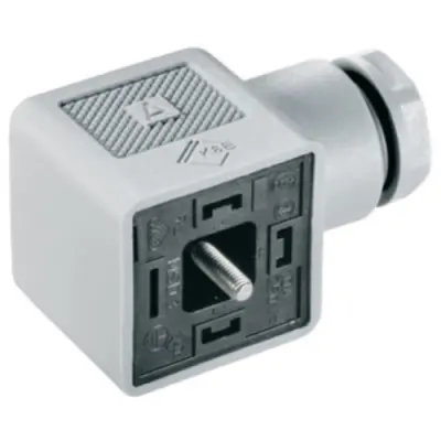 Valve connector, DIN shape A, 4 pole, 250 V, 0.34-1.5 mm², 1873080000 - 1