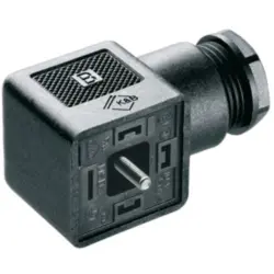 Valve connector, DIN shape A, 4 pole, 250 V, 0.34-1.5 mm², 1873100000