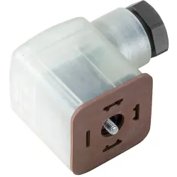 Valve connector, DIN shape A, 3 pole, 24 V, 0.34-1.5 mm², 1873120000