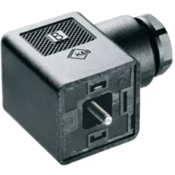 Valve connector, DIN shape A, 3 pole, 230 V, 0.34-1.5 mm², 1873130000