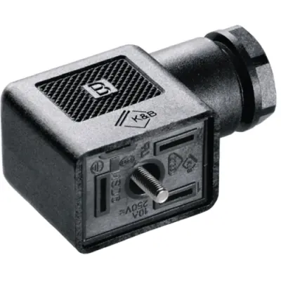 Valve connector, DIN shape B, 3 pole, 250 V, 0.34-1.5 mm², 1873170000 - 1