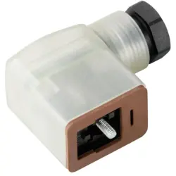 Valve connector, DIN shape B, 3 pole, 24 V, 0.34-1.5 mm², 1873180000