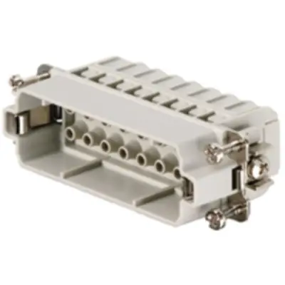 Pin contact insert, 5, 16 pole, unequipped, crimp connection, with PE contact, 1873890000 - 1