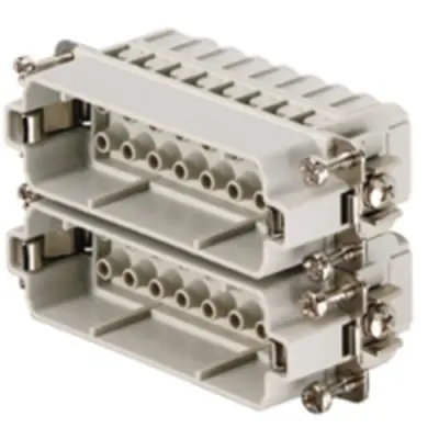 Pin contact insert, 5, 16 pole, unequipped, crimp connection, with PE contact, 1875620000 - 1
