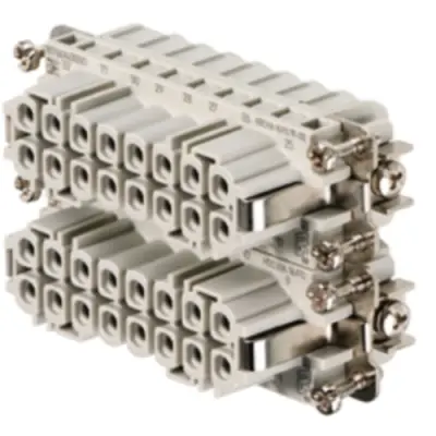 Socket contact insert, 5, 16 pole, unequipped, crimp connection, with PE contact, 1876040000 - 1