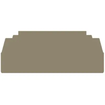 End plate for terminal block, 1879910000 - 1