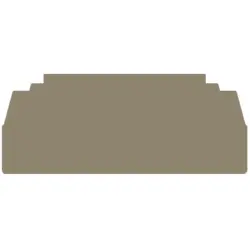 End plate for terminal block, 1879910000