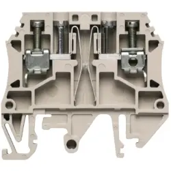 Disconnect/test-disconnect terminal block, screw connection, 0.5-6.0 mm², 10 A, 6 kV, dark beige, 1881650000