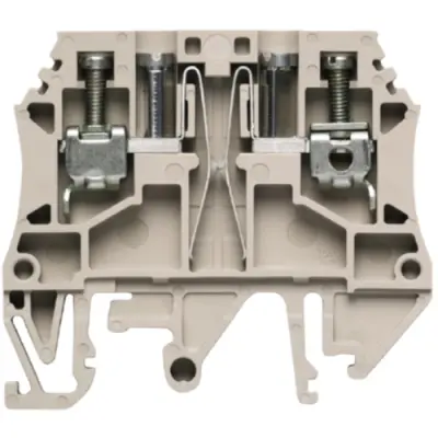 Disconnect/test-disconnect terminal block, screw connection, 0.5-6.0 mm², 10 A, 6 kV, dark beige, 1881650000 - 1