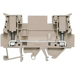 Disconnect/test-disconnect terminal block, screw connection, 6.0 mm², 41 A, 8 kV, dark beige, 1887220000