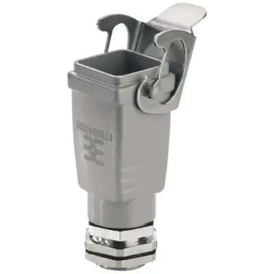 Grommet housing, size A4, die-cast aluminum, M20, straight, cross bow locking, IP65, 1900320000 - 1