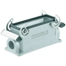 Surface mount housing, size B24, die-cast aluminum, M25, angled, cross bow locking, IP65, 1901150000