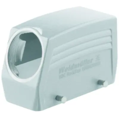 Grommet housing, size D40, die-cast aluminum, M40, angled, cross bow locking, IP65, 1904800000 - 1