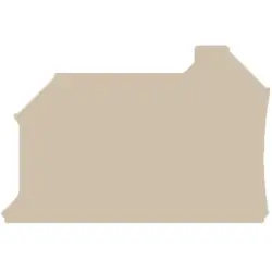 End plate for terminal block, 1905070000