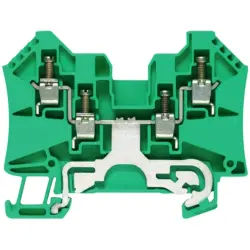 Protective conductor terminal, screw connection, 0.5-4.0 mm², 4 pole, 8 A, 8 kV, yellow/green, 1905130000