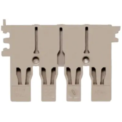 Multi level terminal block, plug-in connection, 0.5-2.5 mm², 4 A, 1.5 kV, dark beige, 1907010000 - 1