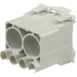 Socket contact insert, 2 pole, unequipped, crimp connection, 1908490000