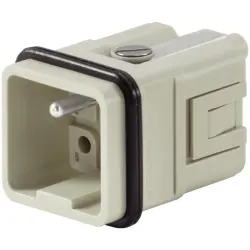 Pin contact insert, 1, 5 pole, unequipped, crimp connection, with PE contact, 1912440000
