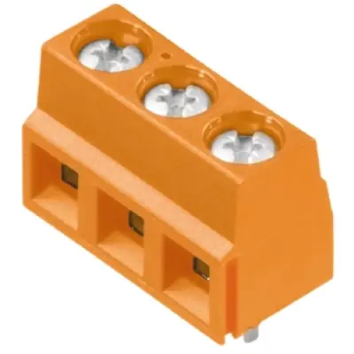 PCB terminal, 4 pole, pitch 5.08 mm, AWG 28-16, 15 A, screw connection, orange, 1912540000 - 1