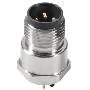 Plug, M12, 8 pole, straight, 1926200000 - 1
