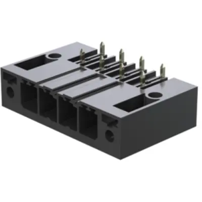 Pin header, 11 pole, pitch 7.62 mm, angled, black, 1931460000 - 1