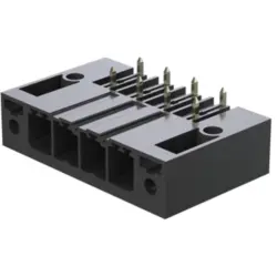 Pin header, 11 pole, pitch 7.62 mm, angled, black, 1931460000
