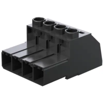 Pin header, 6 pole, pitch 7.62 mm, straight, black, 1931670000 - 1
